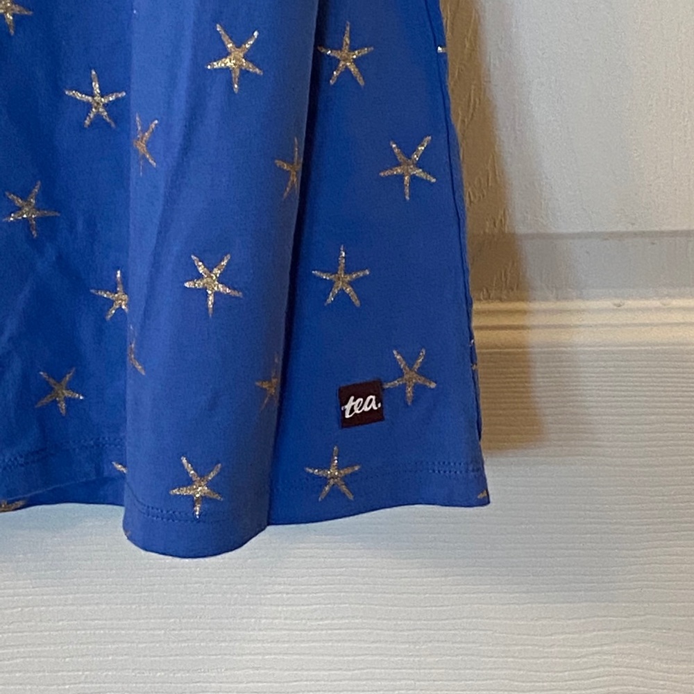 Tea Collection Sparkle Star Ruffle Dress -NEW - Picture 5 of 9